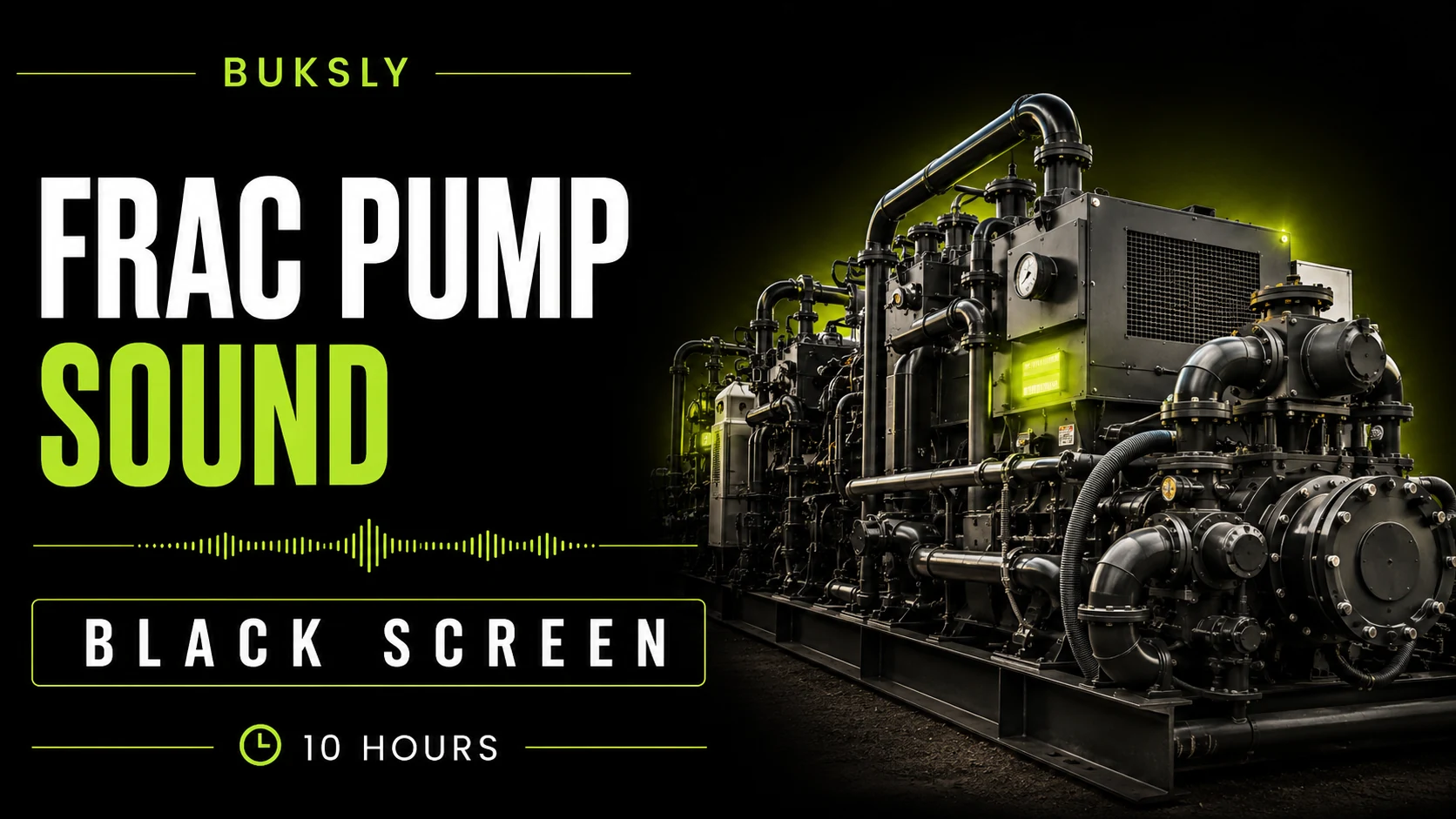 Frac Pump Sound Black Screen 10 Hours — Episode 3 cover image