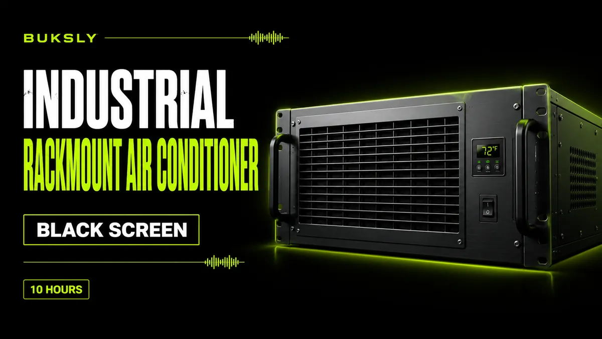 Industrial Rackmount Air Conditioner Black Screen 10 Hours — Episode 1 cover image
