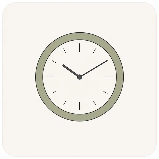 Kitchen Clock Black Screen 10 Hours