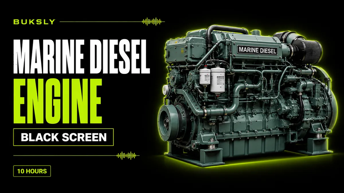 Marine Diesel Engine Black Screen 10 Hours — Episode 1 cover image