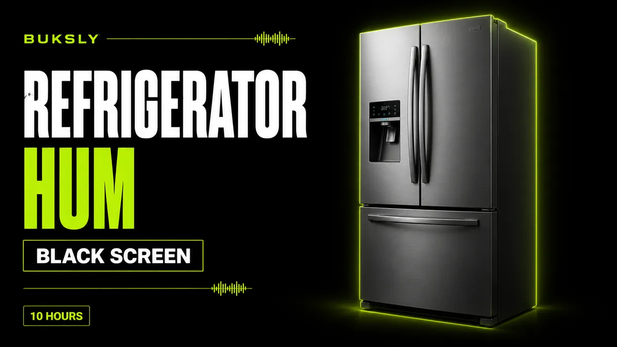 Refrigerator Hum Black Screen 10 Hours — Episode 1 cover image