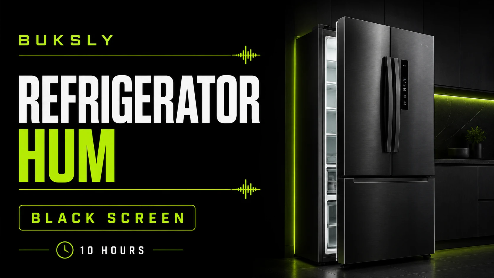 Refrigerator Hum Black Screen 10 Hours — Episode 3 cover image