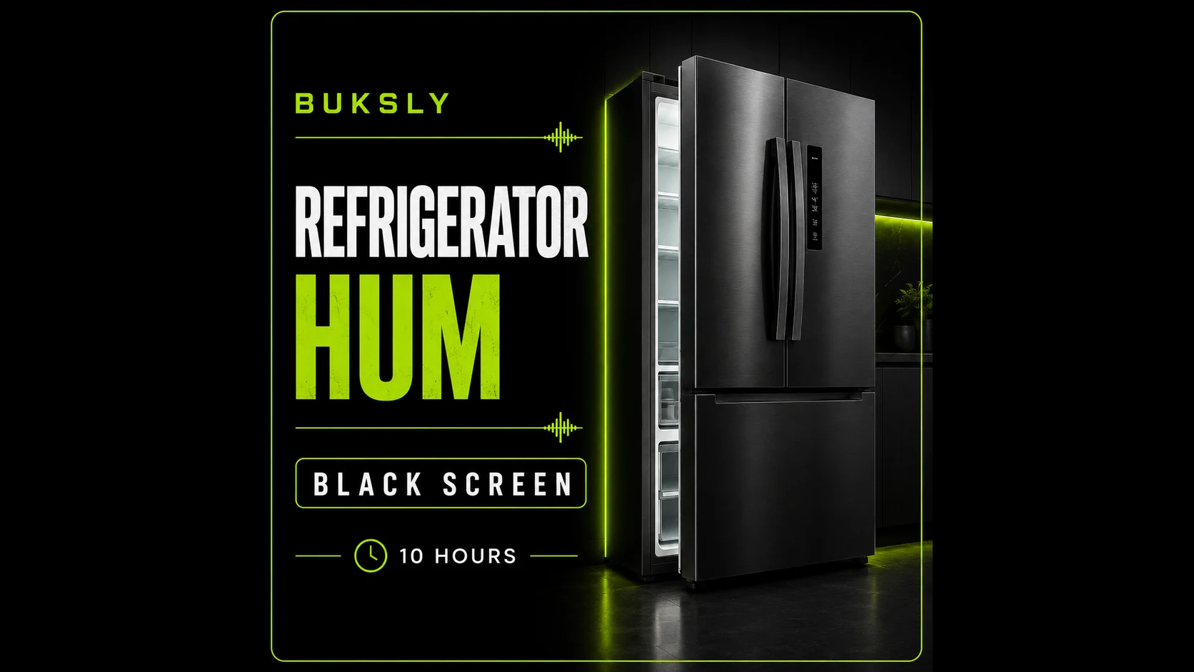 Refrigerator Hum Black Screen 10 Hours — Episode 3 cover image