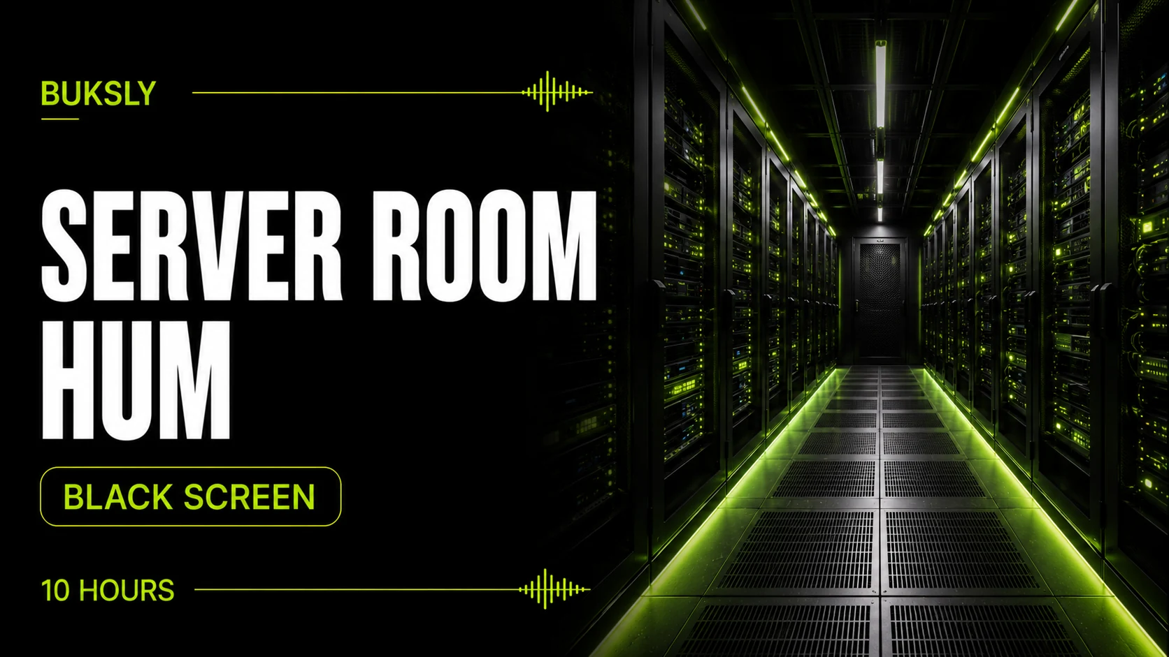 Server Room Hum Black Screen 10 Hours — Episode 2 cover image