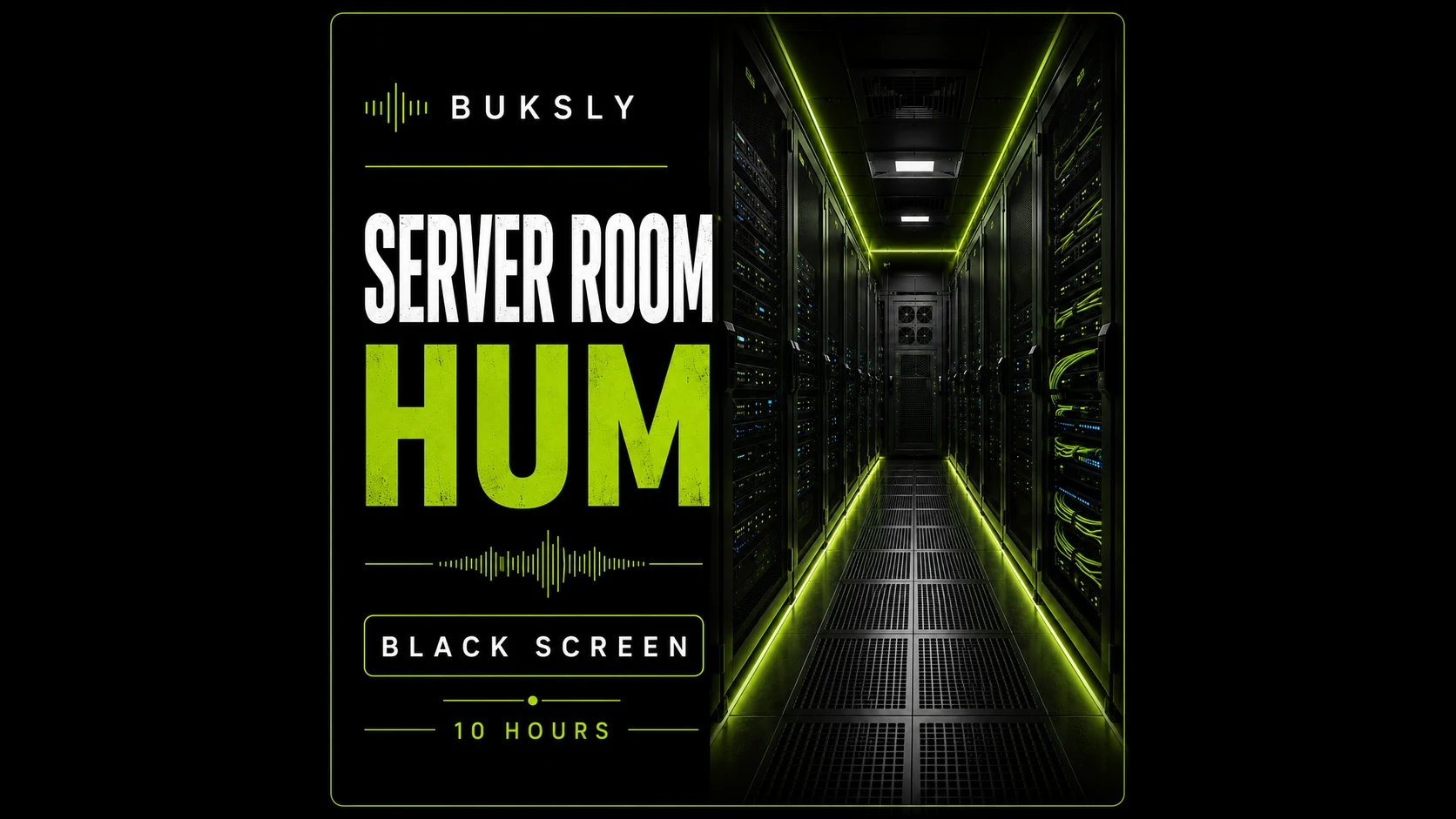 Server Room Hum Black Screen 10 Hours — Episode 3 cover image