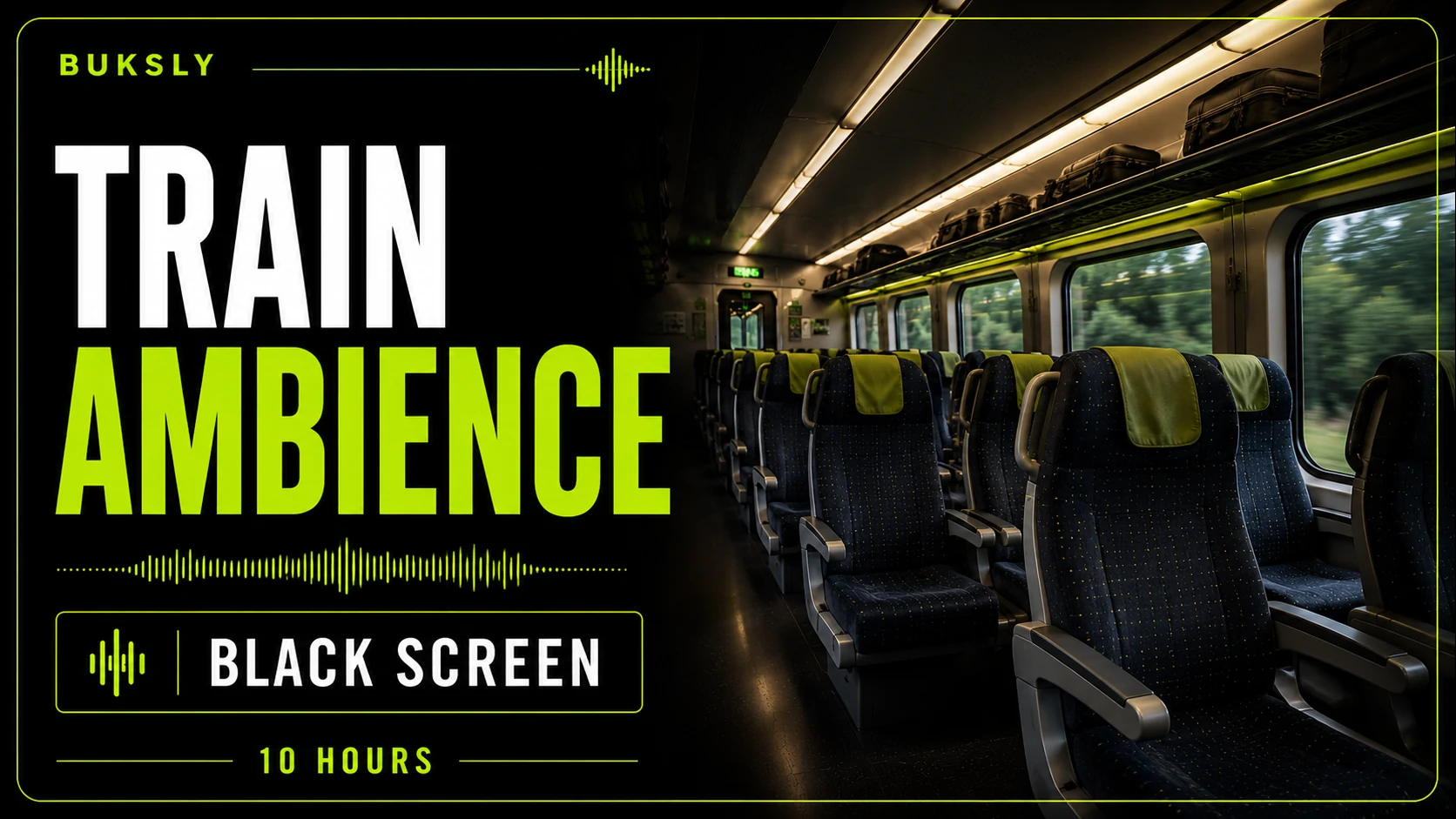 Train Ambience Black Screen 10 Hours — Episode 3 cover image