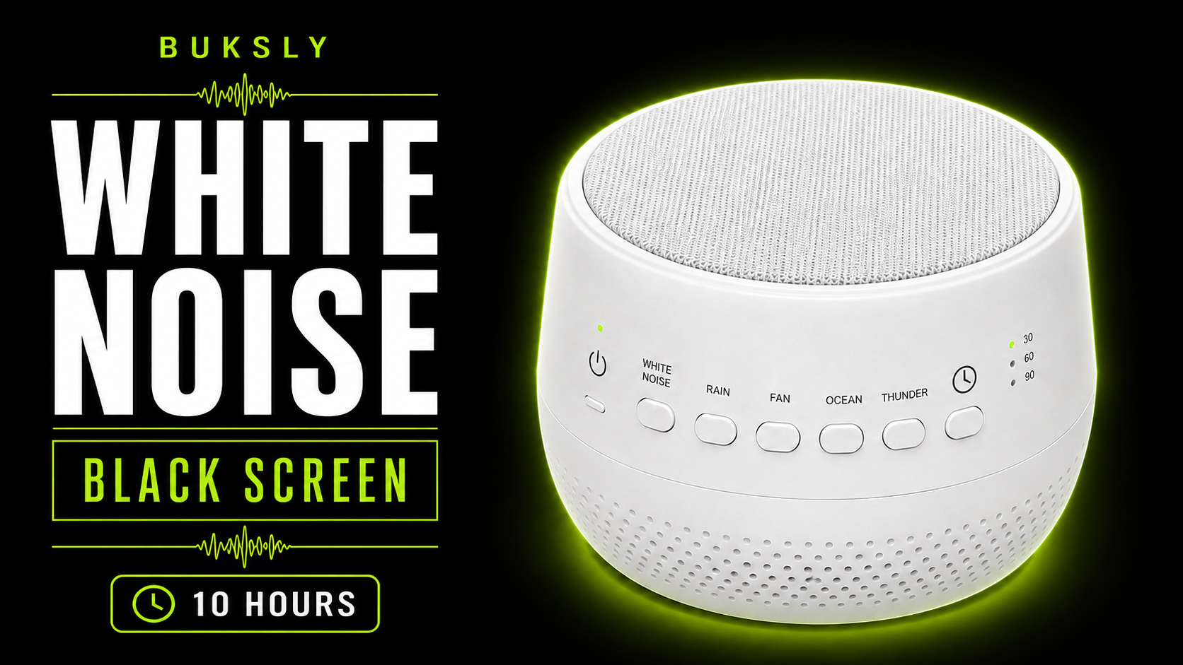 White Noise Black Screen 10 Hours — Episode 1 cover image