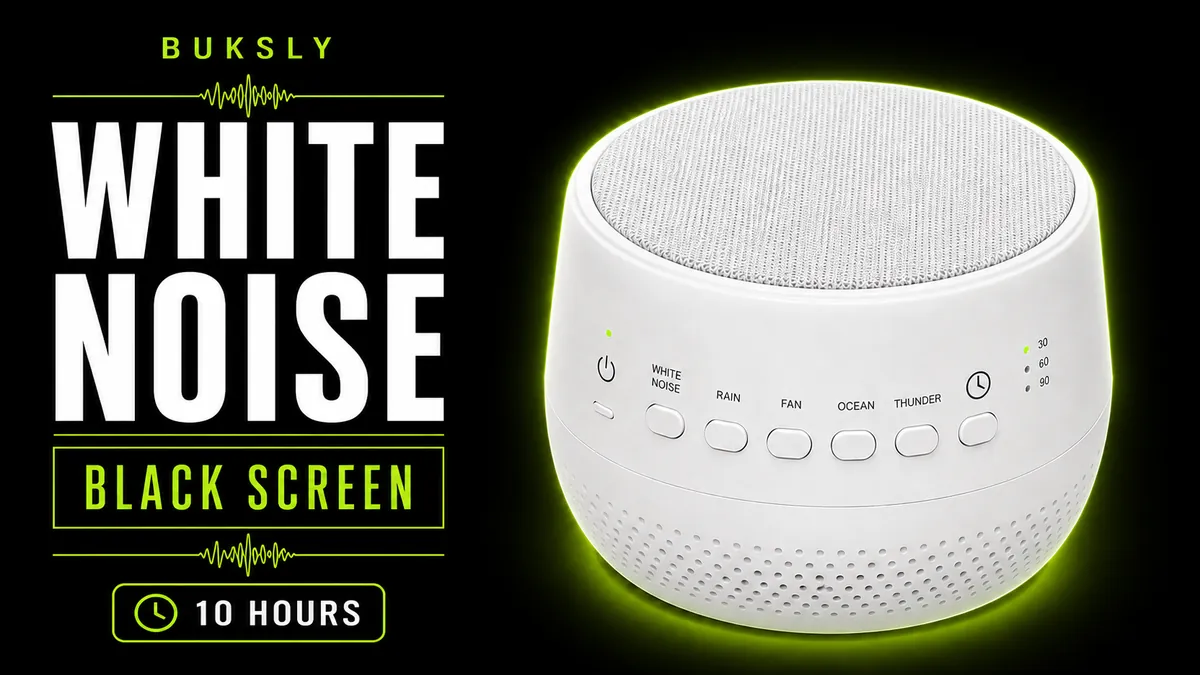 White Noise Black Screen 10 Hours — Episode 1 cover image