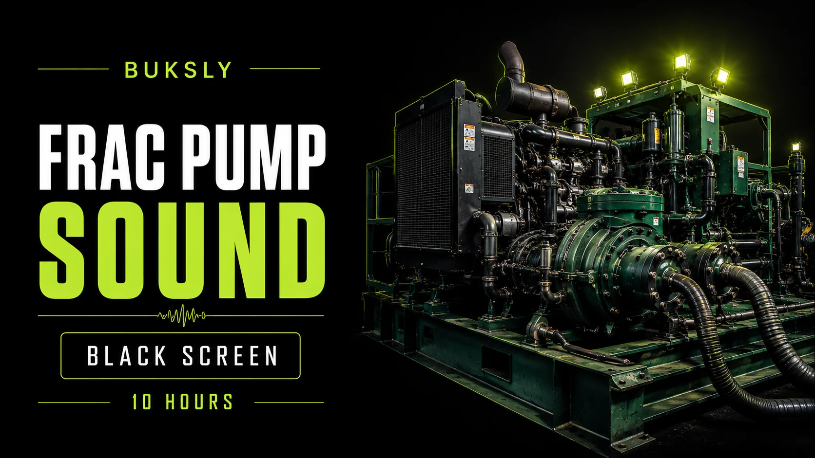 Frac Pump Sound Black Screen 10 Hours — Episode 4 cover image