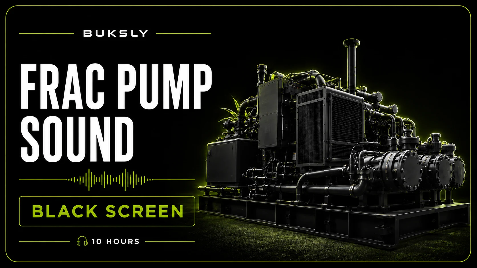 Frac Pump Sound Black Screen 10 Hours — Episode 5 cover image
