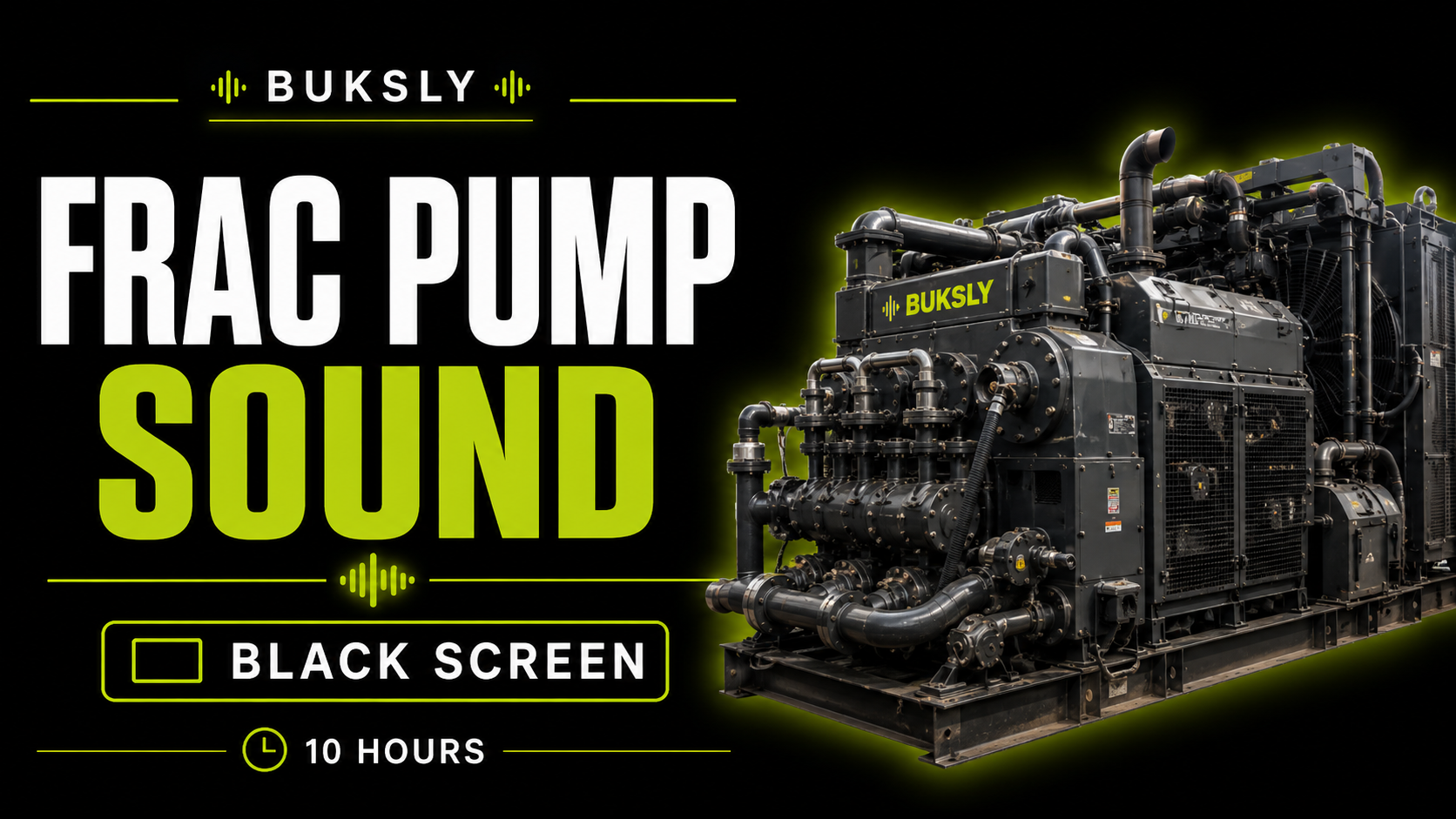 Frac Pump Sound Black Screen 10 Hours — Episode 6 cover image