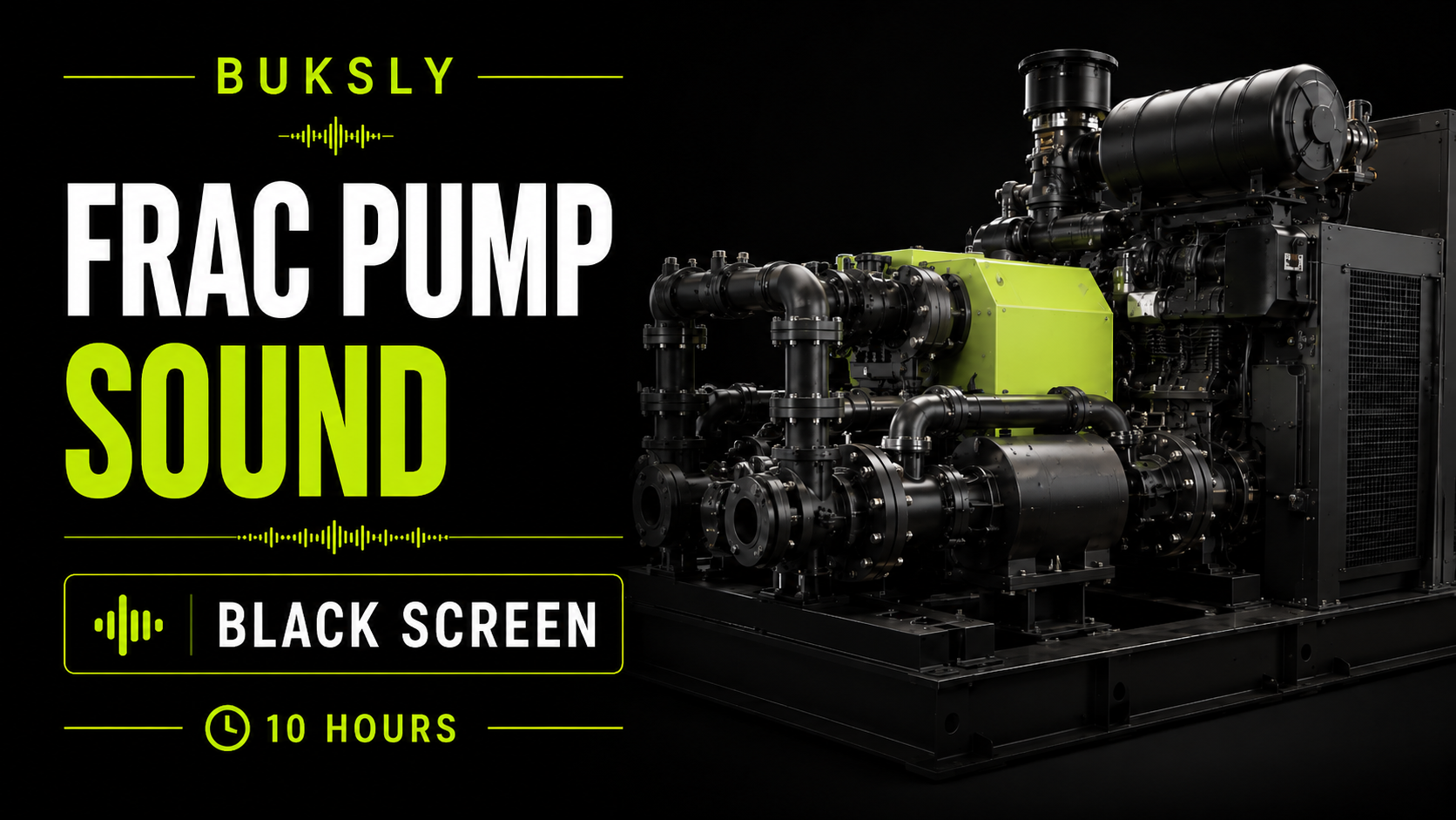 Frac Pump Sound Black Screen 10 Hours — Episode 7 cover image