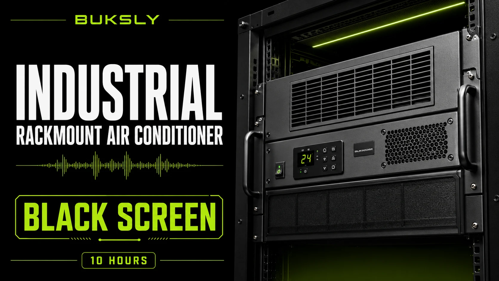 Industrial Rackmount Air Conditioner Black Screen 10 Hours — Episode 5 cover image