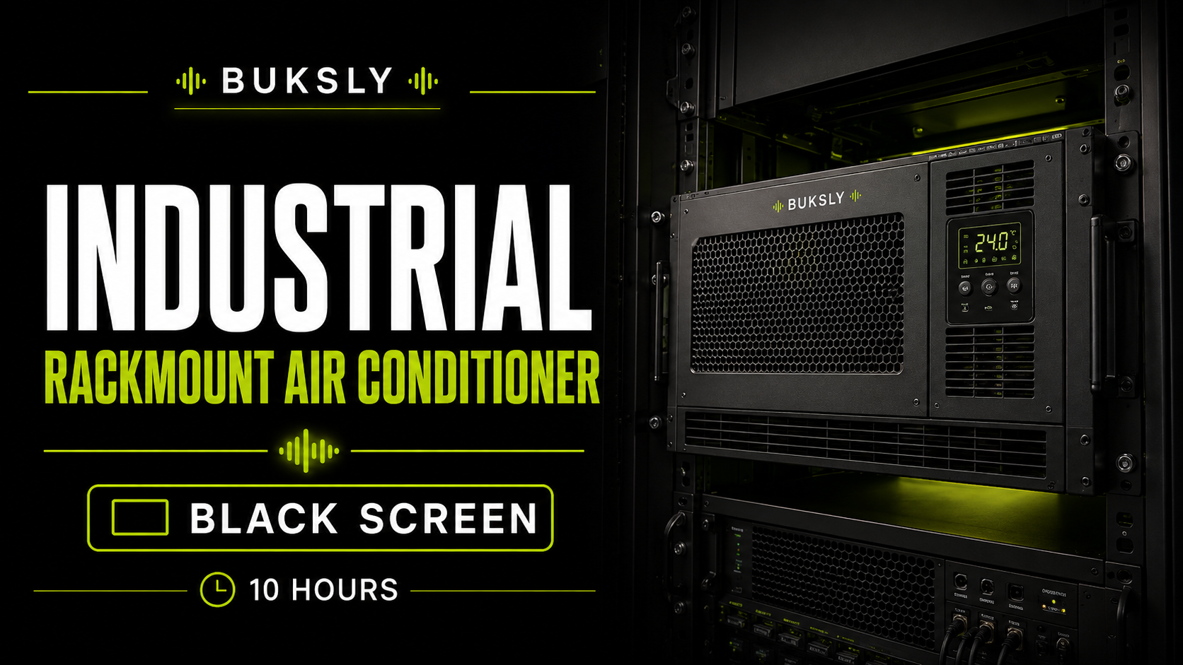 Industrial Rackmount Air Conditioner Black Screen 10 Hours — Episode 6 cover image