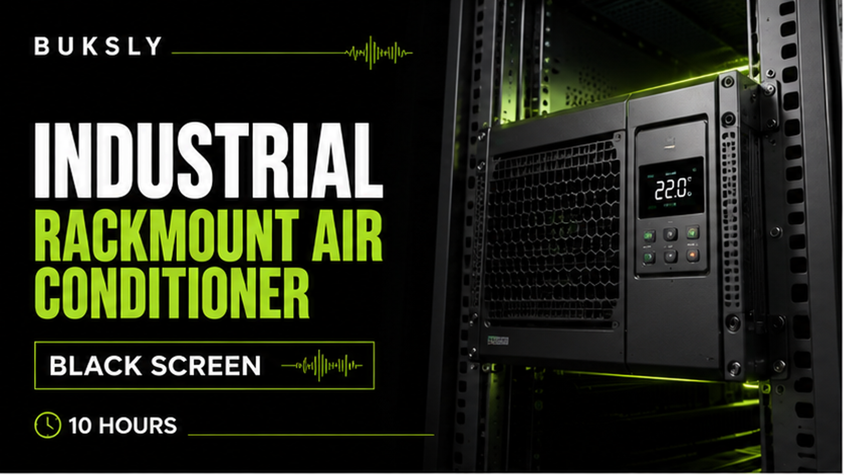 Industrial Rackmount Air Conditioner Black Screen 10 Hours — Episode 7 cover image