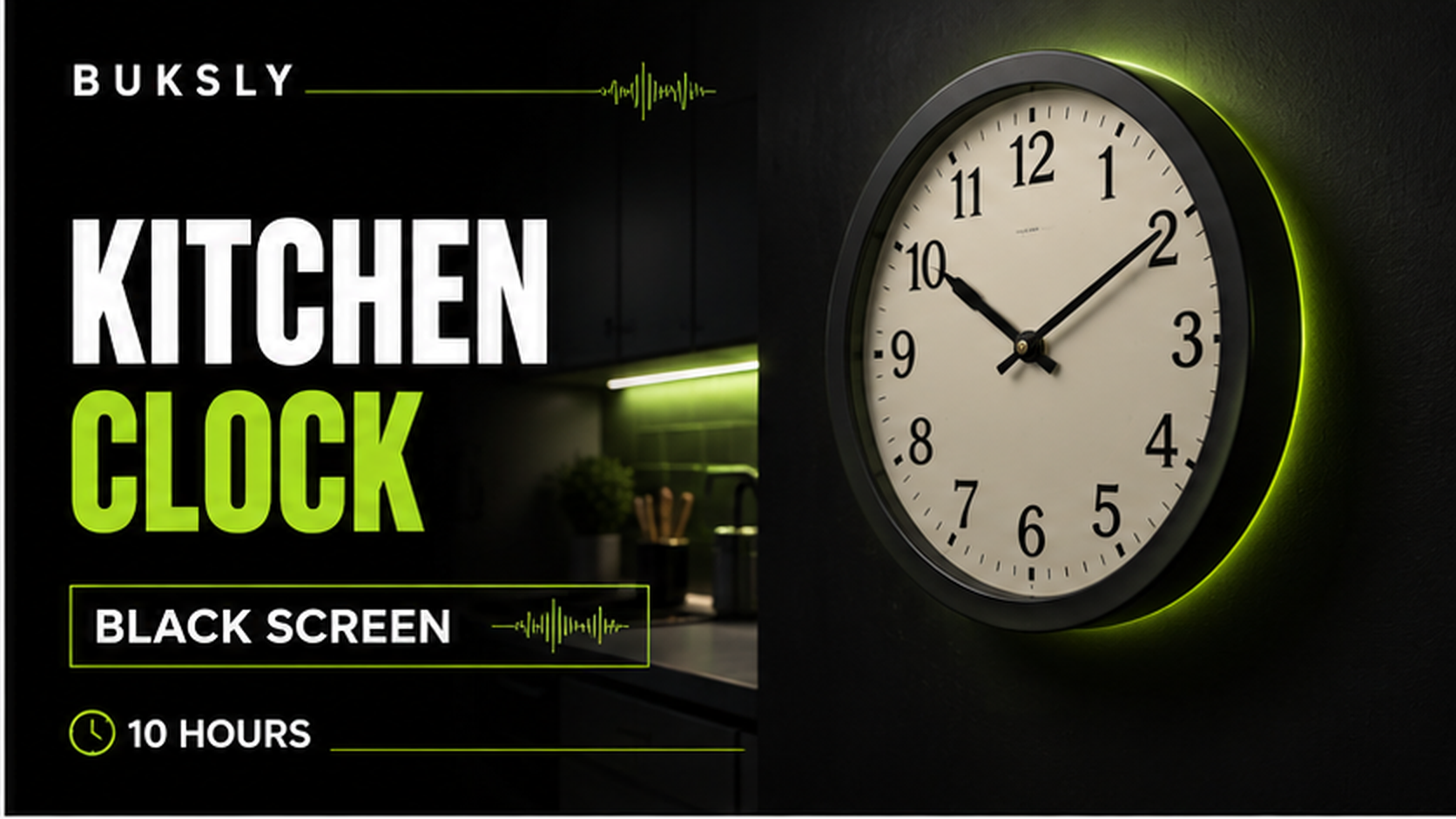 Kitchen Clock Black Screen 10 Hours — Episode 7 cover image