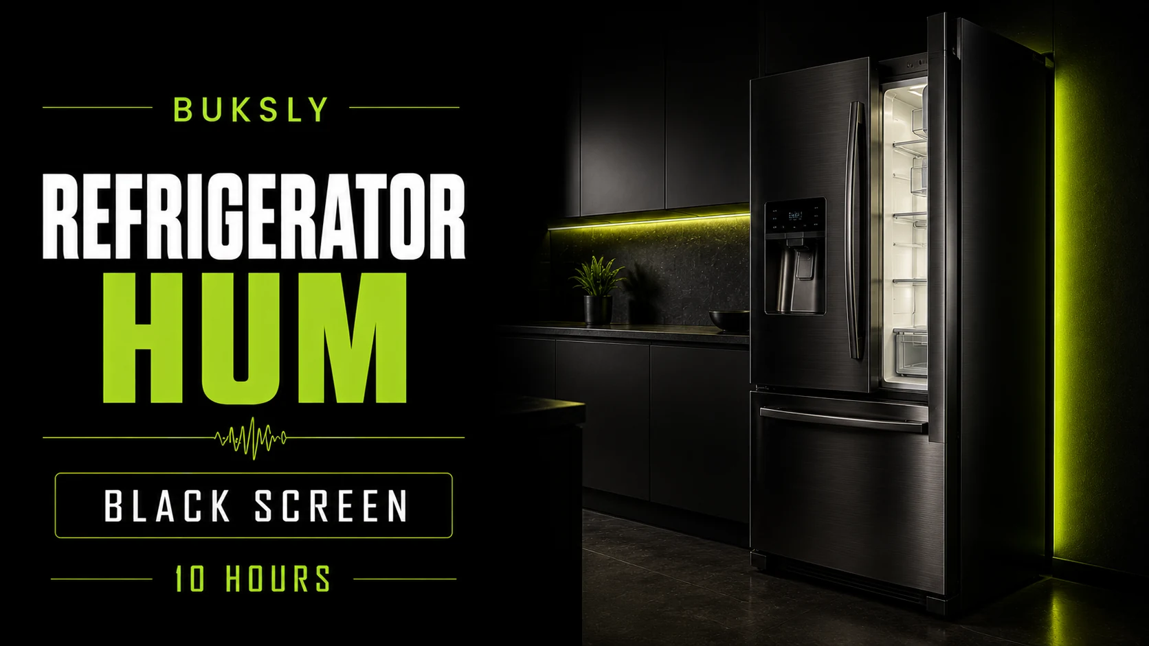 Refrigerator Hum Black Screen 10 Hours — Episode 4 cover image