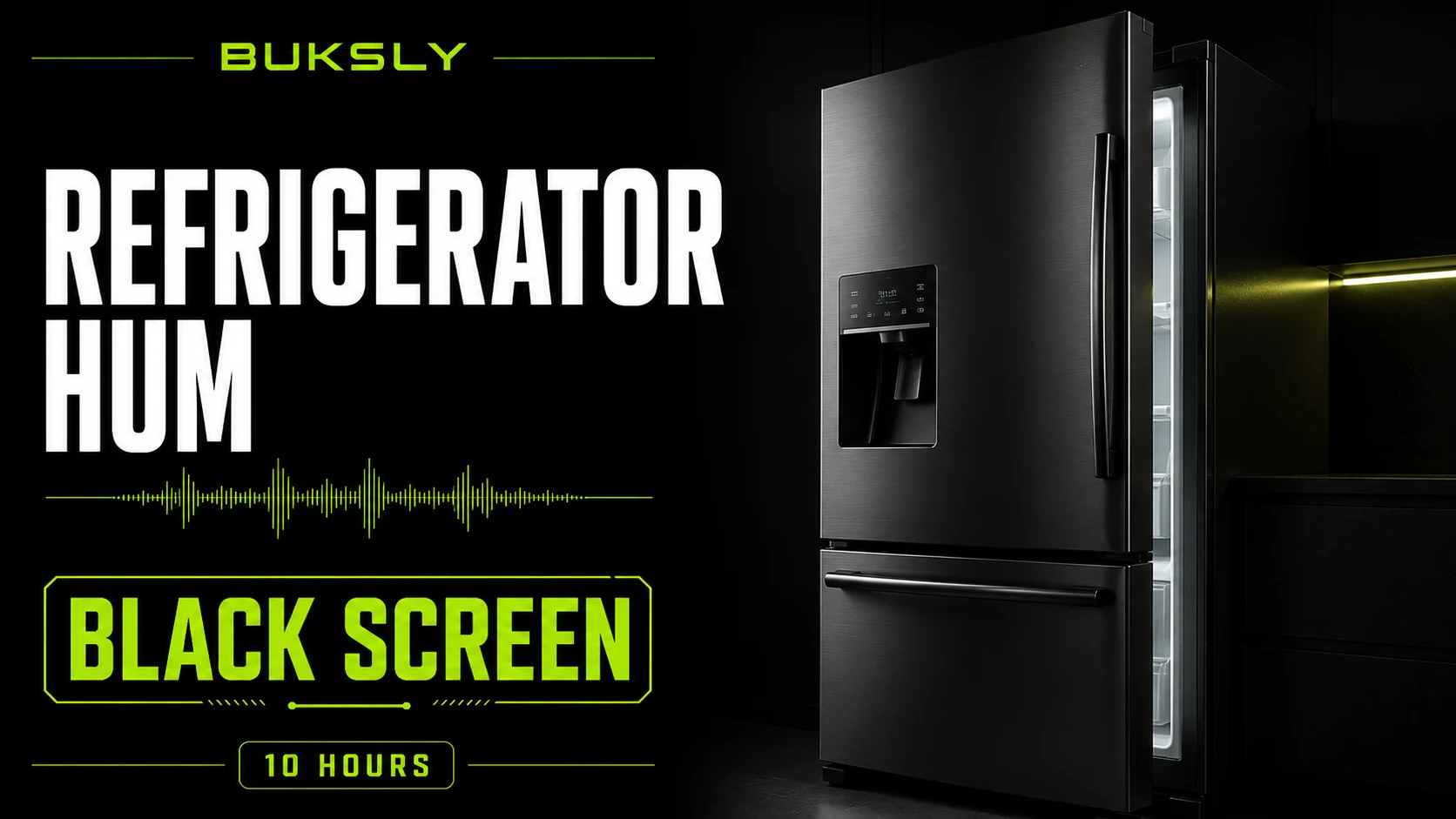 Refrigerator Hum Black Screen 10 Hours — Episode 5 cover image