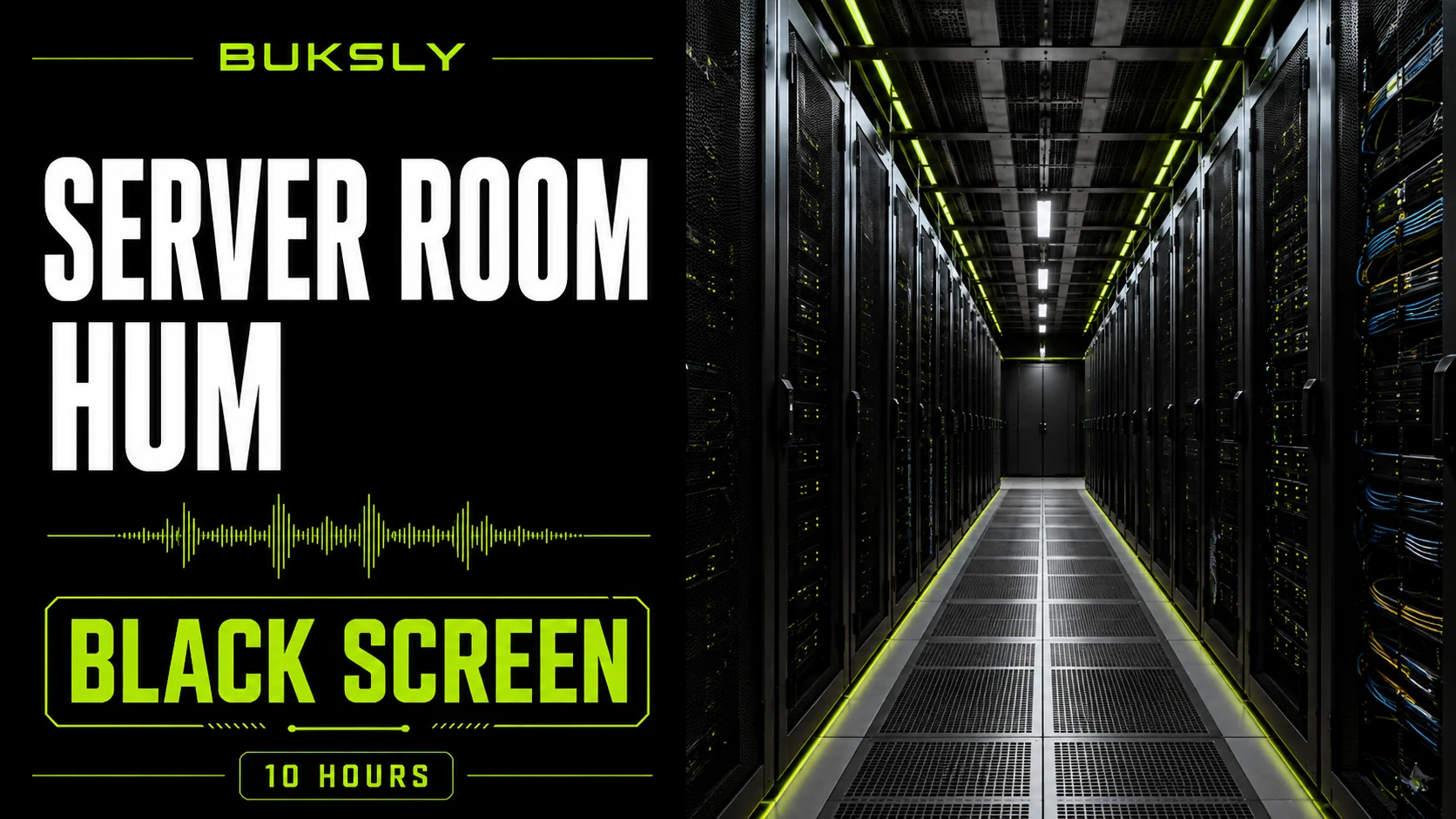 Server Room Hum Black Screen 10 Hours — Episode 5 cover image