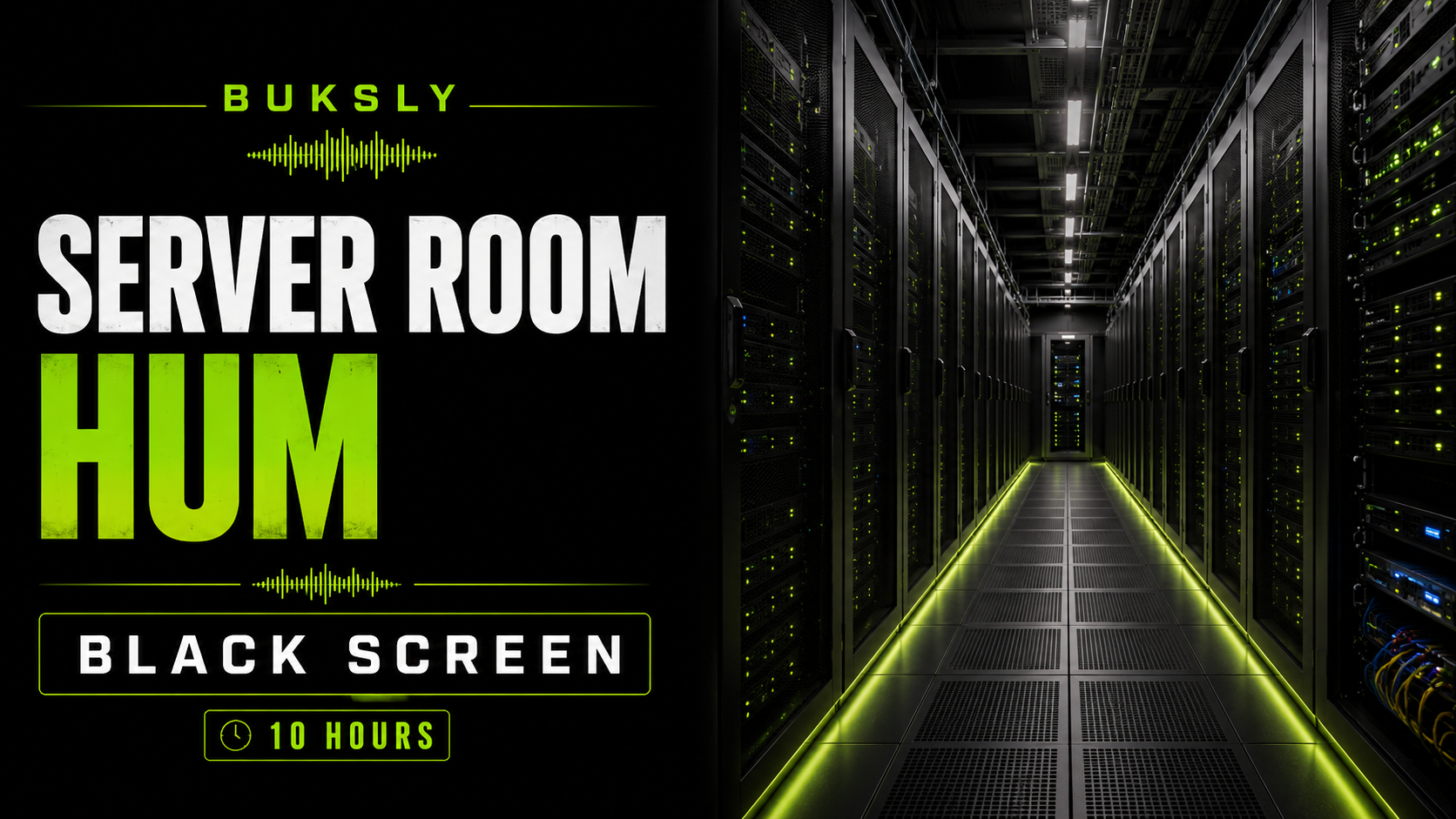 Server Room Hum Black Screen 10 Hours — Episode 6 cover image