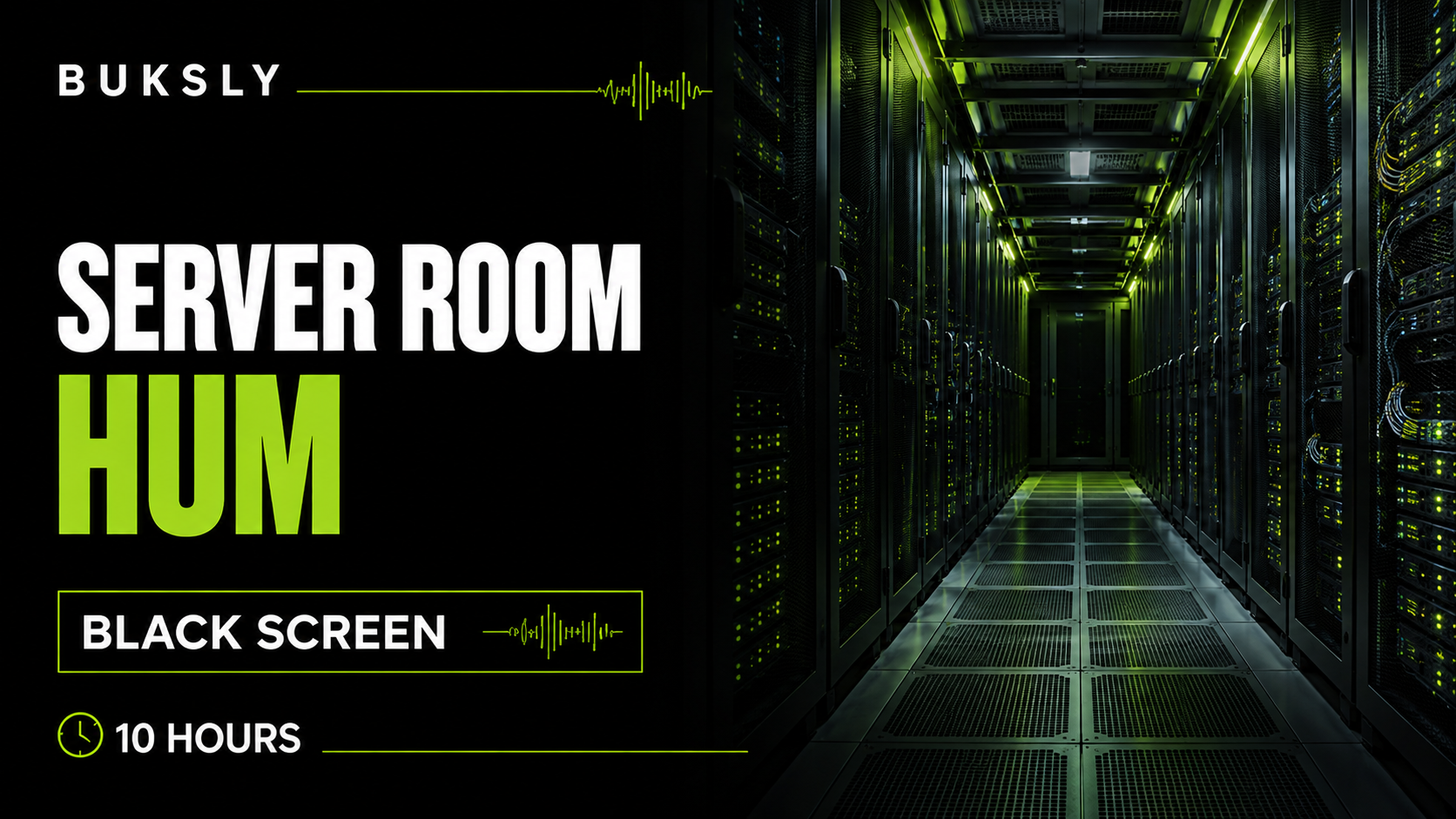 Server Room Hum Black Screen 10 Hours — Episode 7 cover image