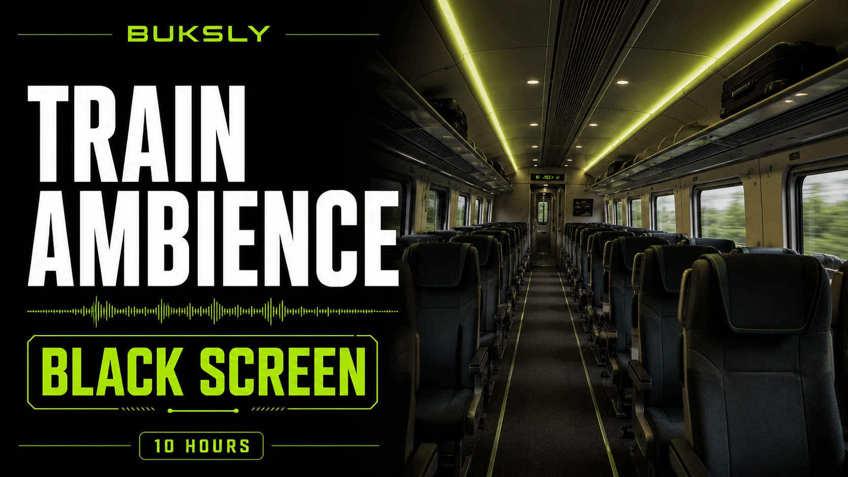 Train Ambience Black Screen 10 Hours — Episode 5 cover image