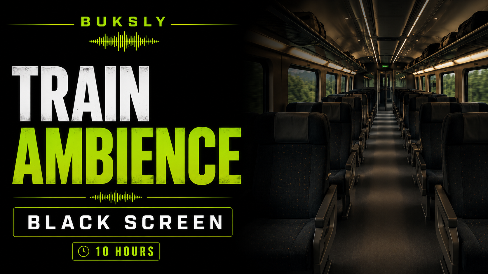 Train Ambience Black Screen 10 Hours — Episode 6 cover image